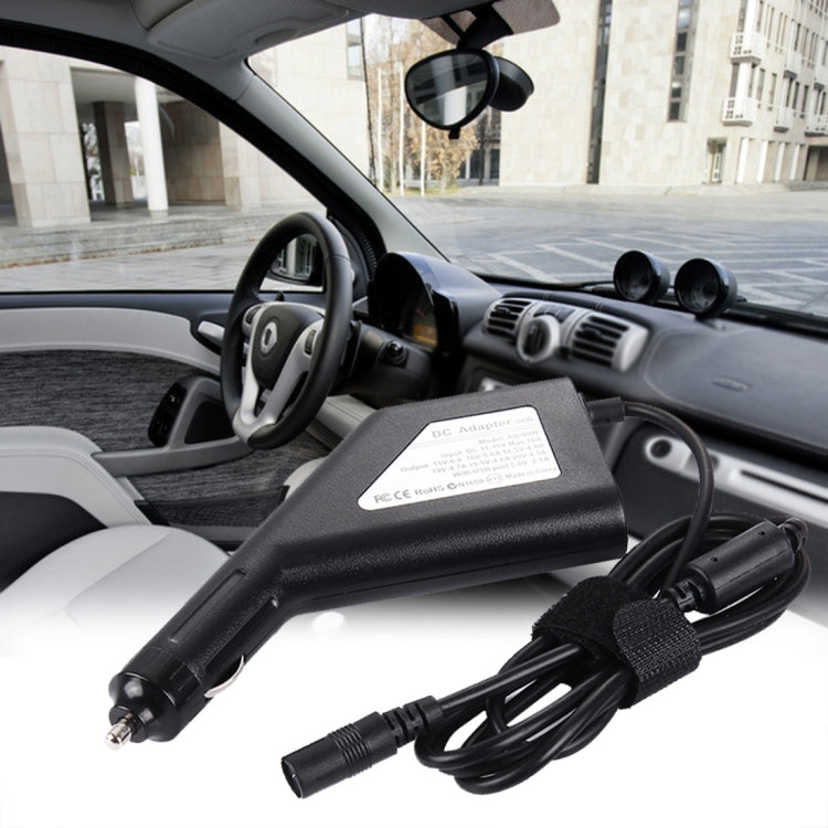 Laptop Notebook Power 90W Universal Car Charger with 8 Power Adapters & 1 USB Port for Samsung, Sony, Asus, Acer, IBM, HP, Lenovo