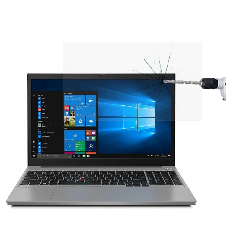 Laptop Screen HD Tempered Glass Protective Film, For ThinkPad E15 15.6 inch, For ThinkPad E590 15.6 inch, For ThinkPad E595 15.6 inch, For ThinkPad L15 15.6 inch, For ThinkPad L590 15.6 inch, For ThinkPad P15s 15.6 inch, For ThinkPad P15v 15.6 inch