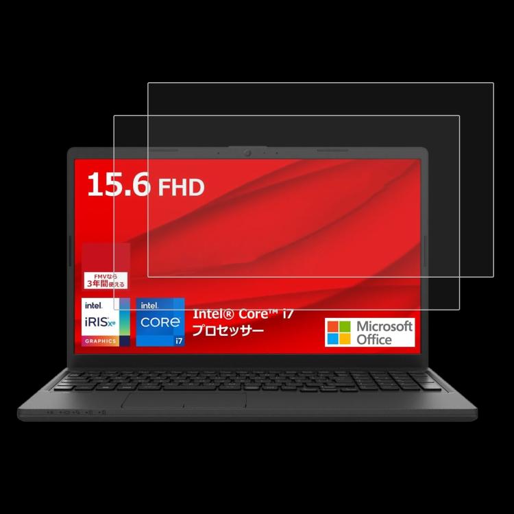 2pcs 9H 0.3mm Explosion-proof Tempered Glass Film, For Fujitsu LIFEBOOK U938 13.3, For Fujitsu LIFEBOOK A577 15.6, For Fujitsu FMV Lite WA1 15.6