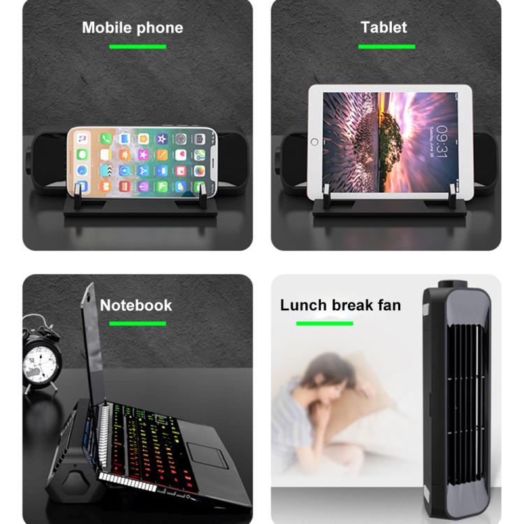 NUOXI X1 Mobile Phone Tablet Laptop Turbine Radiator Cooling Base Rack