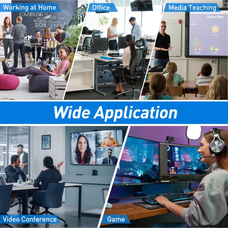 KCEVE KC-KVM403DH 4 IN 1 OUT DP/HD USB 3.0 4K 144Hz KVM Switch