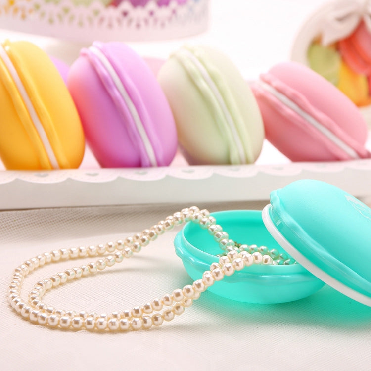 2pcs Lovely Macaron Style Ornaments Box Portable Storage Box Random Color Delivery, Macaron