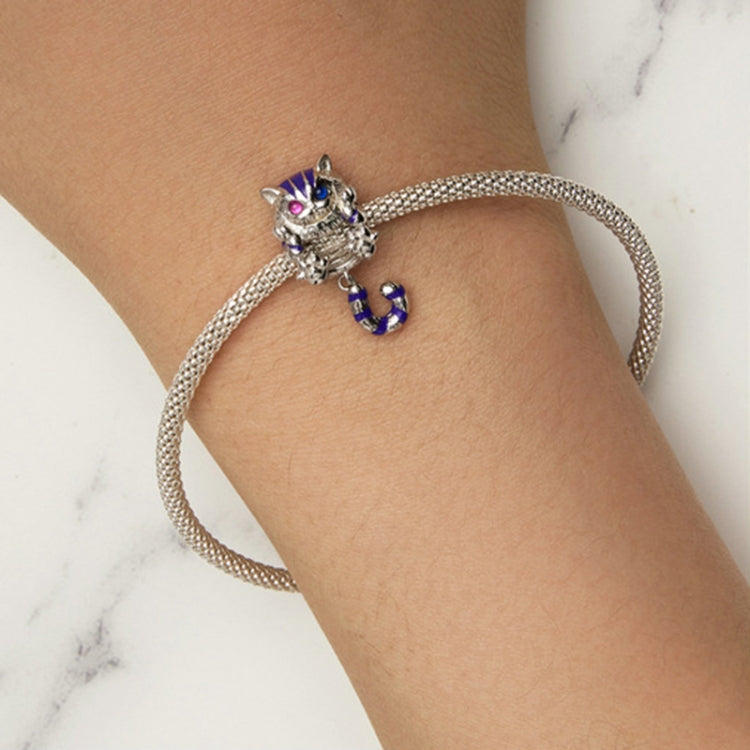 SCC2529 Sterling Silver S925 Fantasy Magic Cat Pendant Accessories DIY Bracelet Beads
