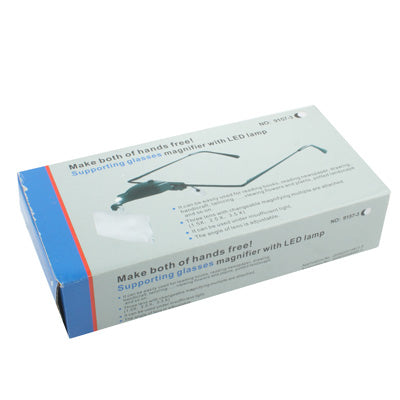 1.5X / 2.5X / 3.5X Magnifier Glasses with LED Light