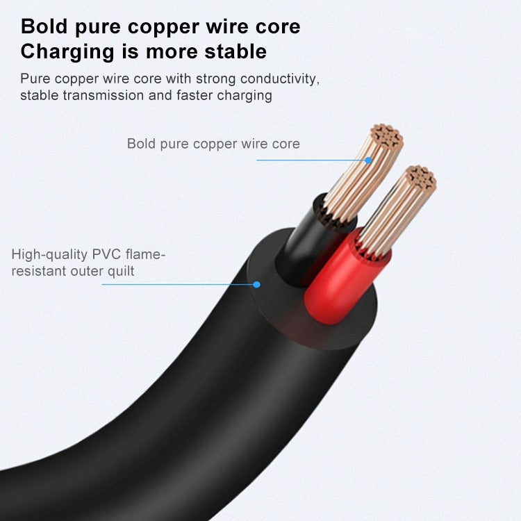 5.5 x 2.1mm DC Male Power Cable for Laptop Adapter, Length: 1.2m