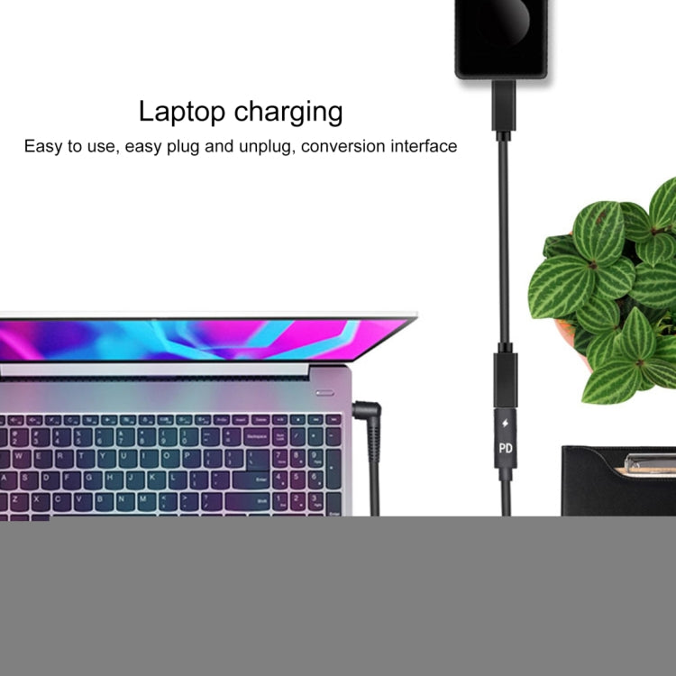 DP 5.0 x 1.0mm to Type-C Female Power Adapter Charger Cable