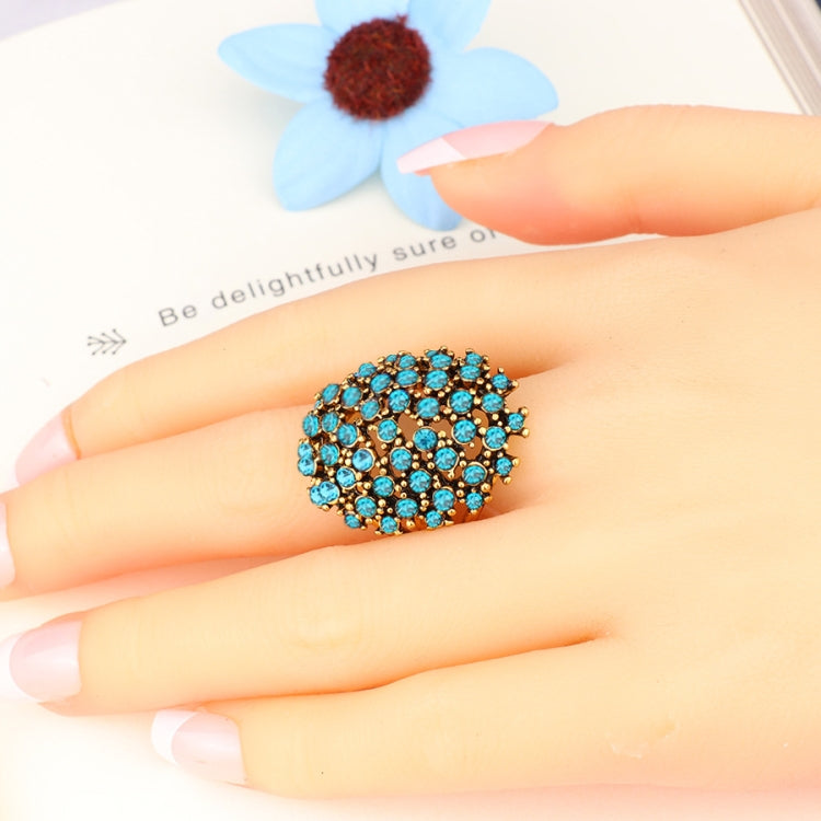 Women Charms Bohemia Jewelry Antique Resin Ethnic Rings