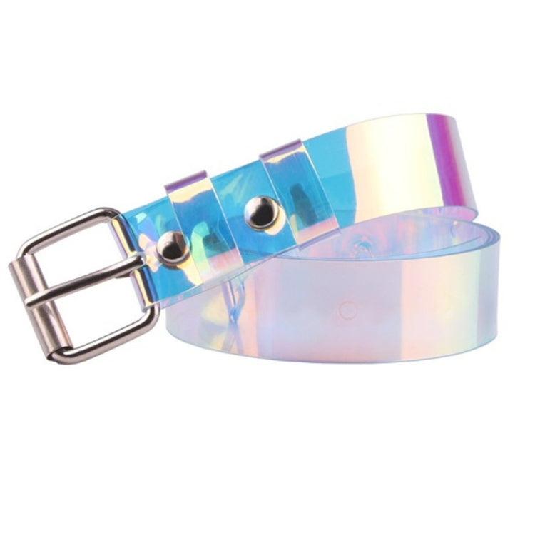 Fashion Women Cute Transparent Belt Casual Buckle Waist Ladies Punk Leather Belts