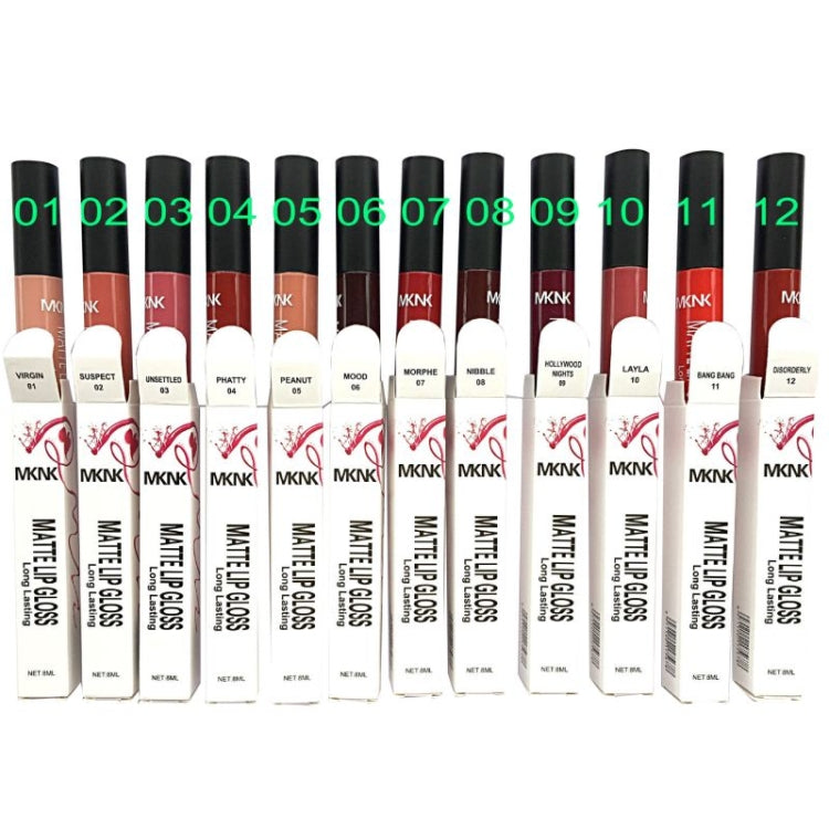 Sexy Waterproof Liquid Lipstick Matte Lip Gloss Velvet Long Lasting Lipstick Makeup Cosmetic