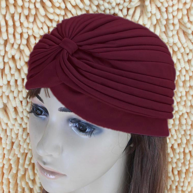 Holiday Stretchy Turban Head Wrap Band Sleep Hat Ear Cap