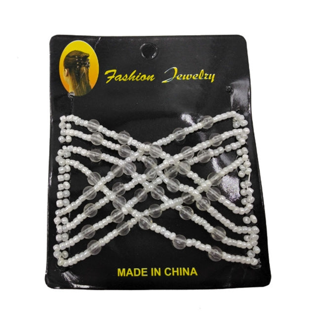 3 PCS Woman Elastic Magic DIY Vintage Headband Fashion Hair Maker Bun Hair Combs Metal Hairpins Hair Accessories