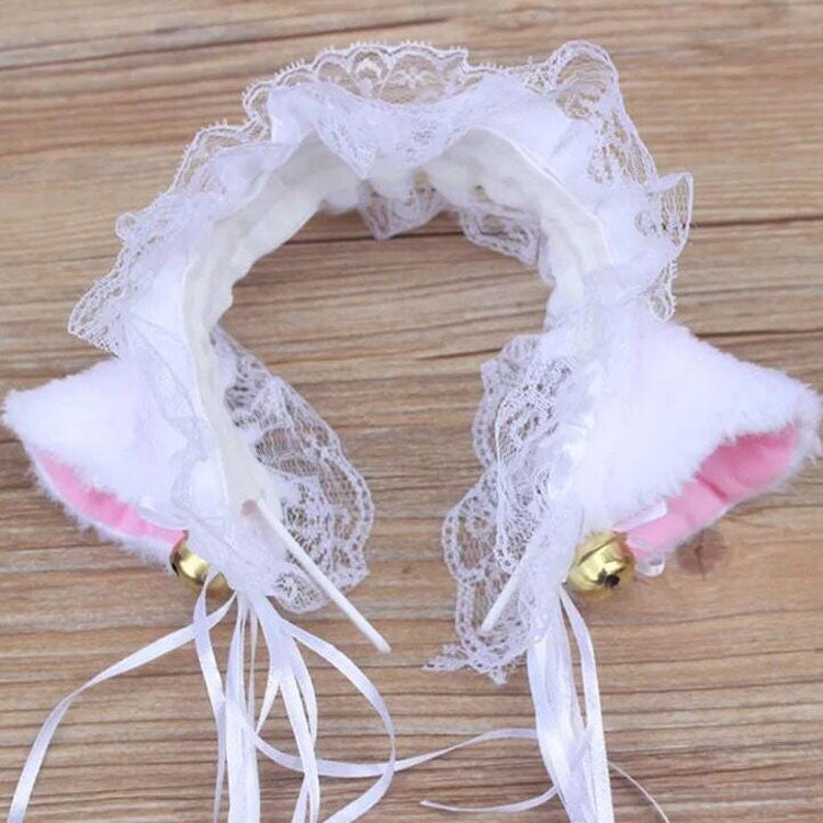 Cute Lace Cat Ears Headband Women Hair Accessory