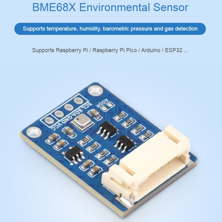 Environmental Sensor Supports Temperature / Humidity / Barometric Pressure / Gas Detection, BME680, BME688