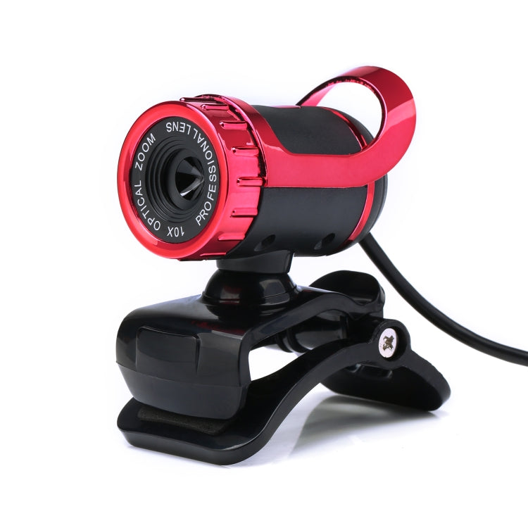 HXSJ A859 480P Computer Network Course Camera Video USB Camera Built-in Sound-absorbing Microphone, Red, Black, No Camera Function Black, No Camera Function Red
