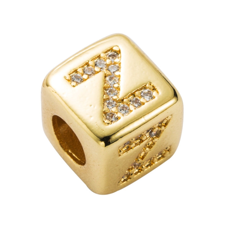 English Letter Beads Bracelet Brass Micro-inlaid Couple Red String Pull DIY Bracelet Jewelry