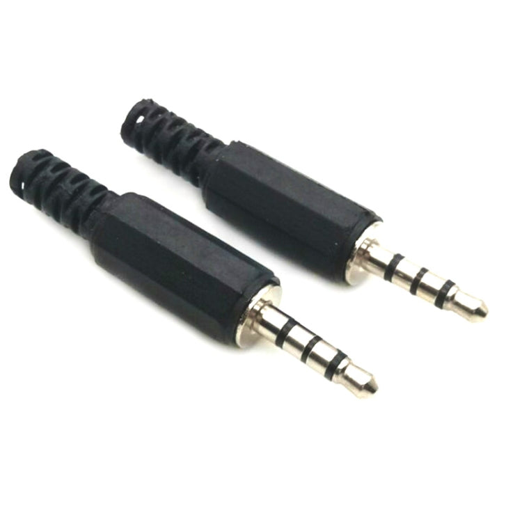 30 PCS Headphone Plug 3.5mm Four Pole Audio Head DIY Welding Head
