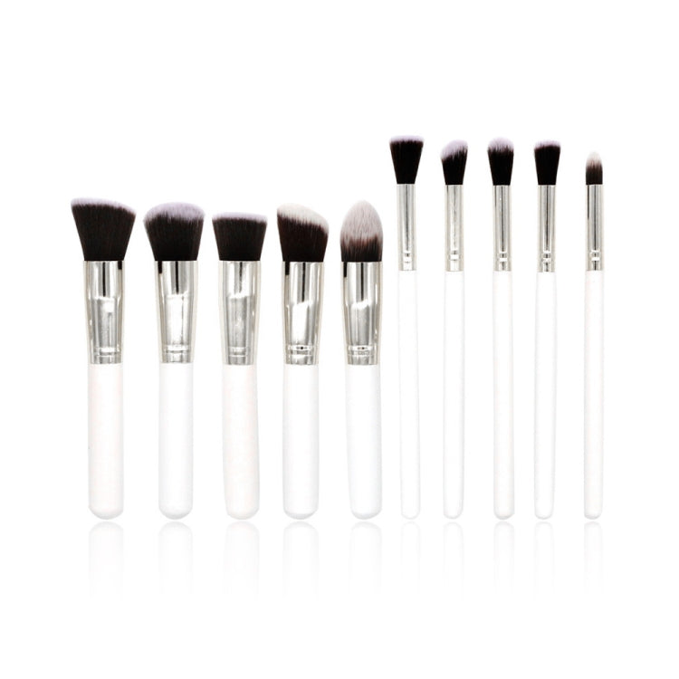 10 Pcs Silver/Golden Makeup Brushes Set pincel maquiagem Cosmetics maquillaje Makeup Tool Powder Eyeshadow Cosmetic Set