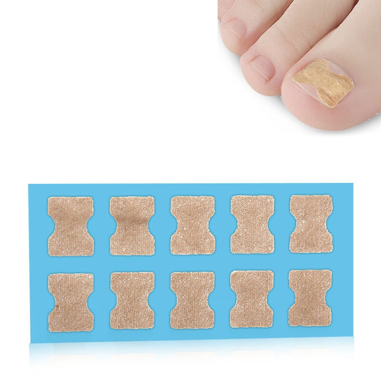 10 PCS Glue-free Orthopedic Nail Stick Toe Nail Groove Inlay Corrector
