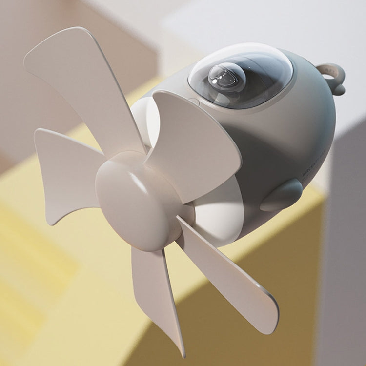 MF023 Airplane Night Light Ceiling Fan Household USB Remote Control Fan