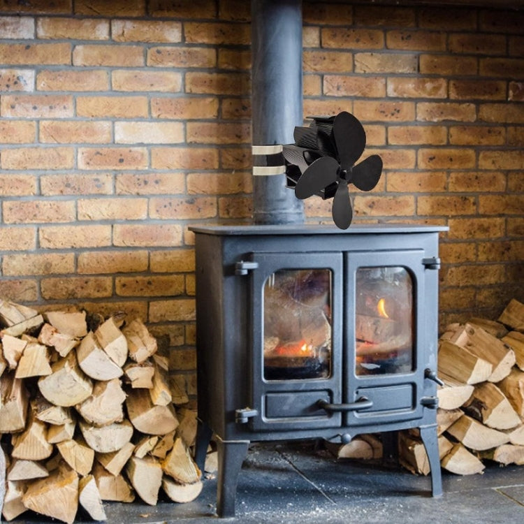 YL603 Thermodynamic Magnetless Wall Mounted Fireplace Fan, Black, Gold, Silver, Gray, Red, Bronze, Rose Red, Blue