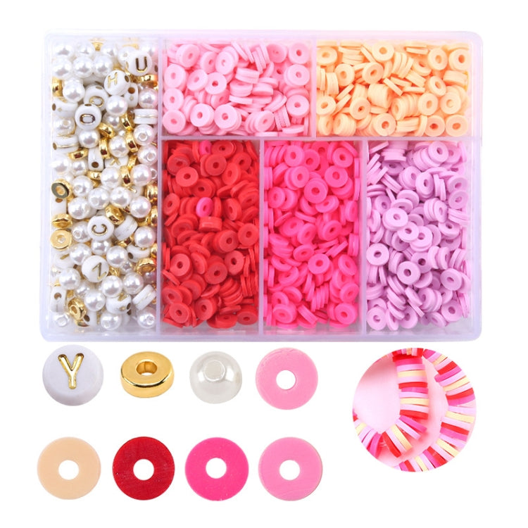 6 Grids / Box Soft Pottery Beading Set DIY Bracelet Necklace Making