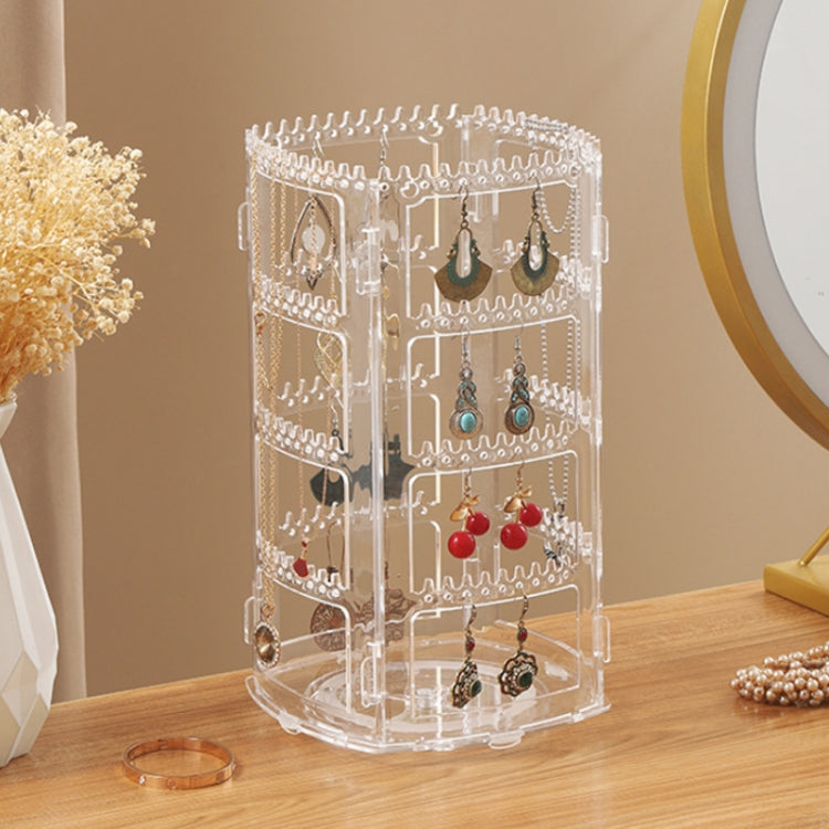 Multi-layer Rotating Earrings Storage Display Rack