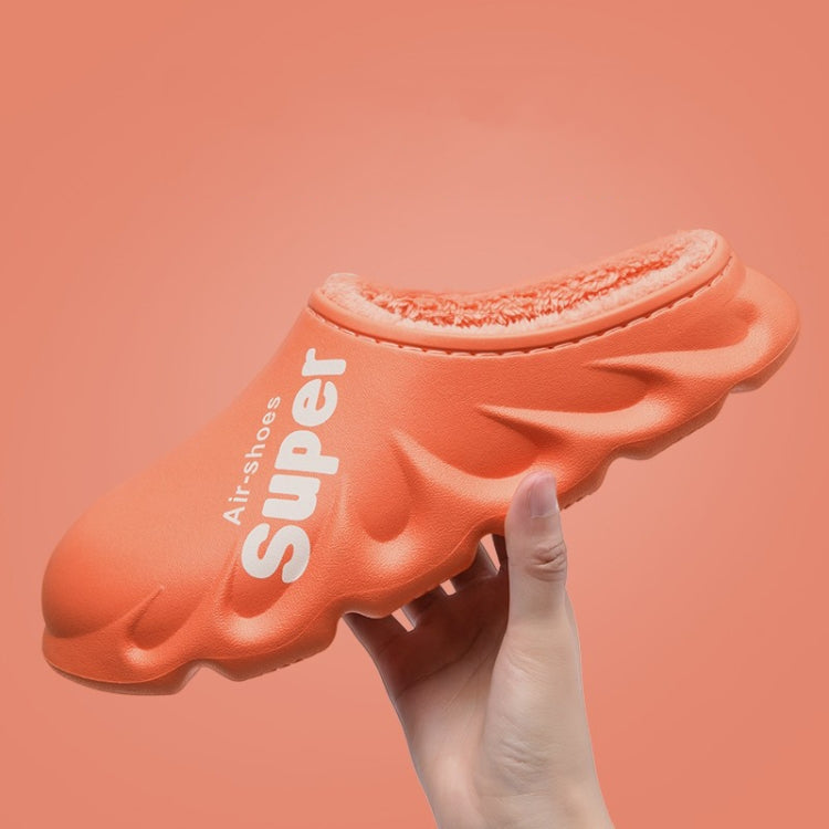 Winter Warm Velvet Thick Waterproof Cotton Slippers