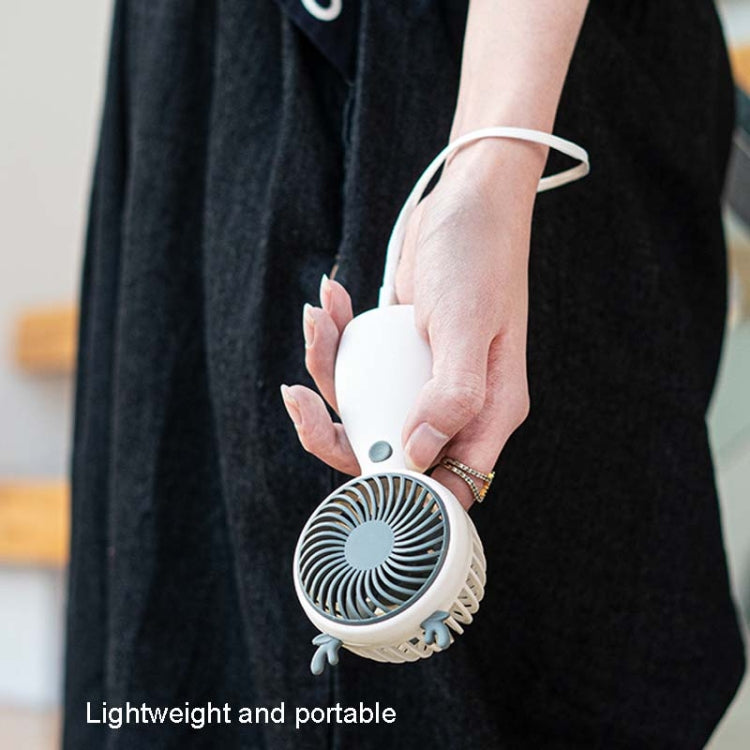 2pcs MLS6035 USB Mini Charging With Lanyard Small Fan, Style Random Delivery, MLS6035 Pink, MLS6035 Yellow, MLS6035 Green