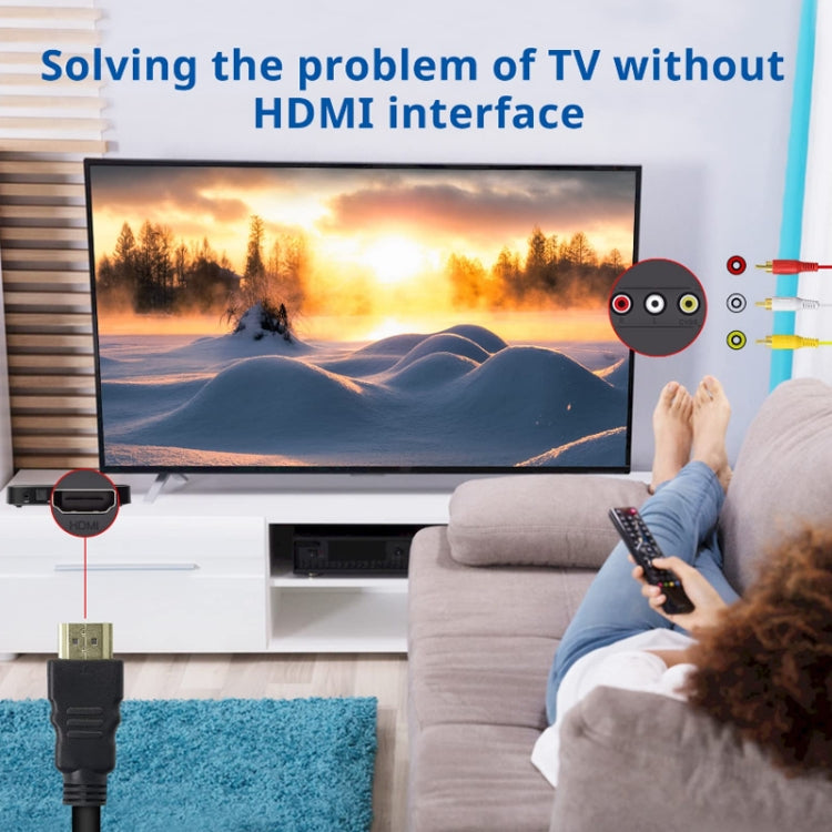 HDMI To AV/3RCA TV Audio Video Cable, HDMI To AV/3RCA