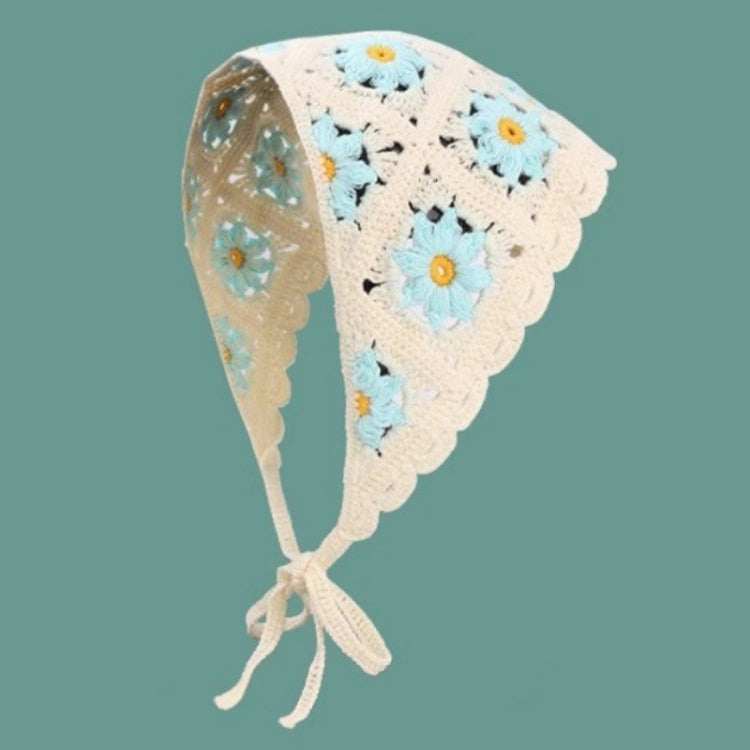 Handmade Crochet Triangle Headband Versatile Vintage Girl Rustic Hairband