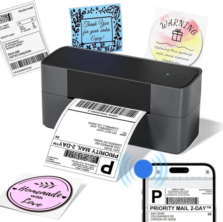 Phomemo PM245-BT Bluetooth Shipping Label Printer Support Labels Width 1- 4.6 Inch