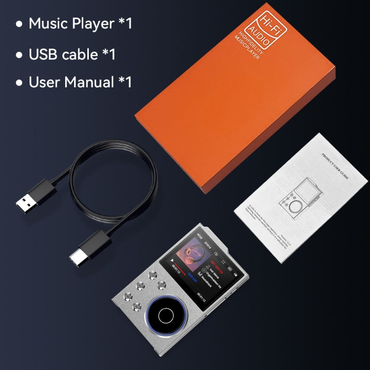 2.4 Inch HIFI Bluetooth Music Player DSD256 Mastering Sound Quality Walkman