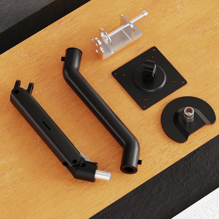 For 15-32 Inch Monitor Bracket Adjustable Gas Spring Computer Screen Desk Mount Stand, Arm Black, Arm White