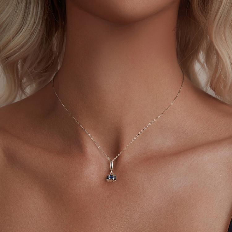 S925 Sterling Silver Camera Pendant Bracelet Openable Beads