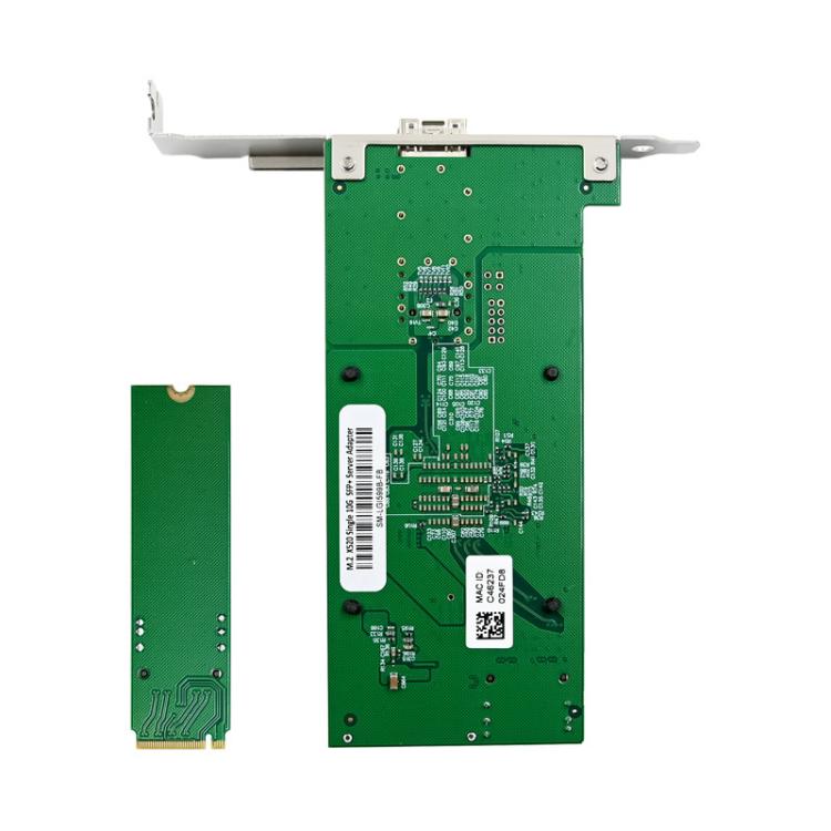 SUNWEIT ST7331 M.2 X520DA1 10GbE Single Optical / SFP+ Server Industrial Network Card