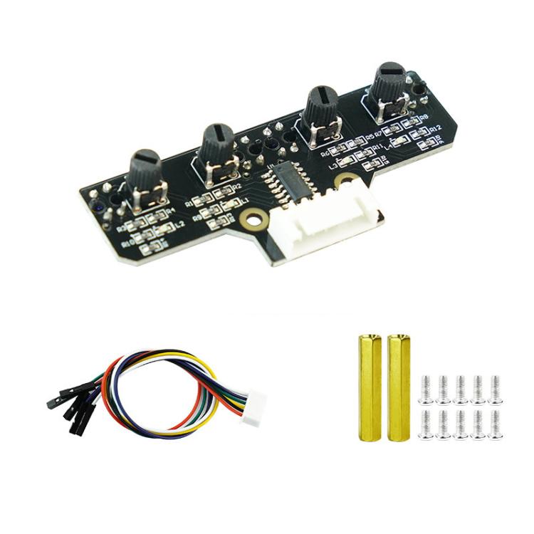 Yahboom 4 Channel Infrared Tracking Sensor Module For Smart Car Robot