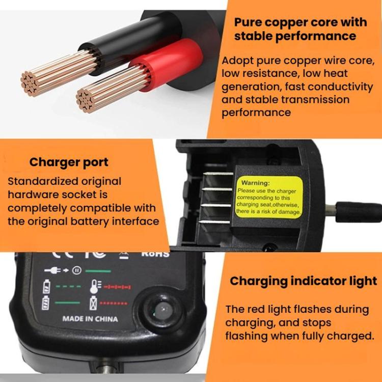 For Black&Decker 12-18V LCS1620 Lithium Battery Charger, US Plug, EU Plug, UK Plug