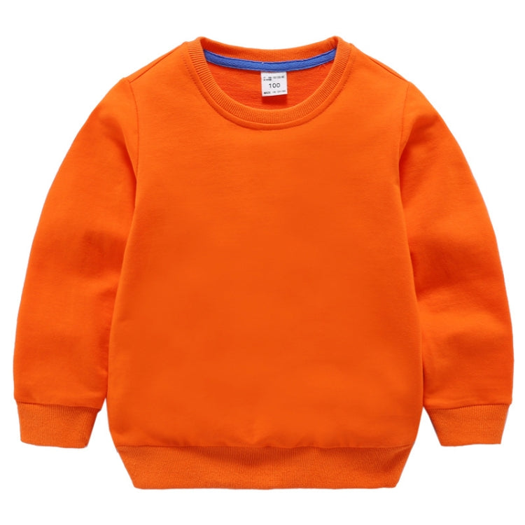 Autumn Solid Color Bottoming Children's Sweatshirt Pullover
