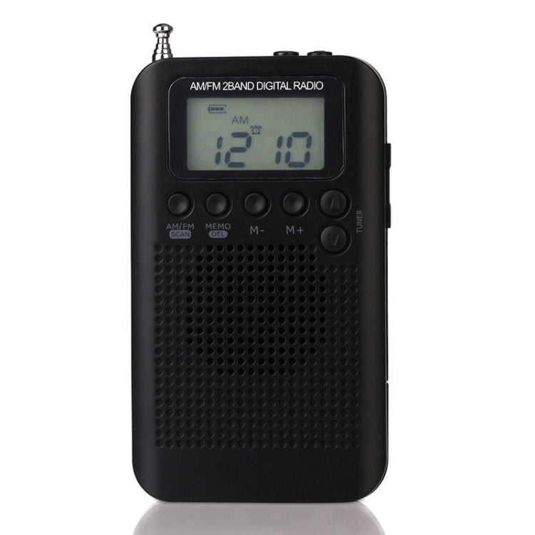 HRD-104 Mini Portable FM + AM Two Band Radio with Loudspeaker