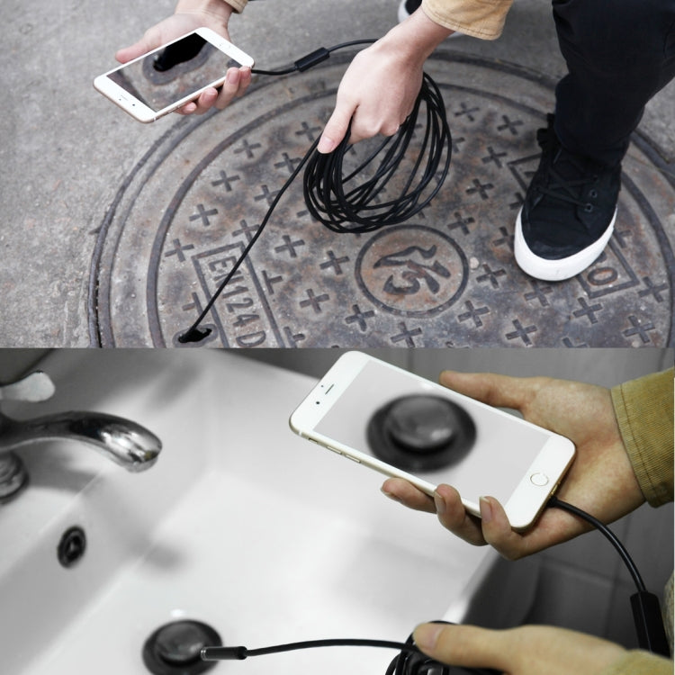 AN97 USB-C / Type-C Endoscope Waterproof IP67 Tube Inspection Camera with 8 LED & USB Adapter, Length: 3m, Lens Diameter: 5.5mm