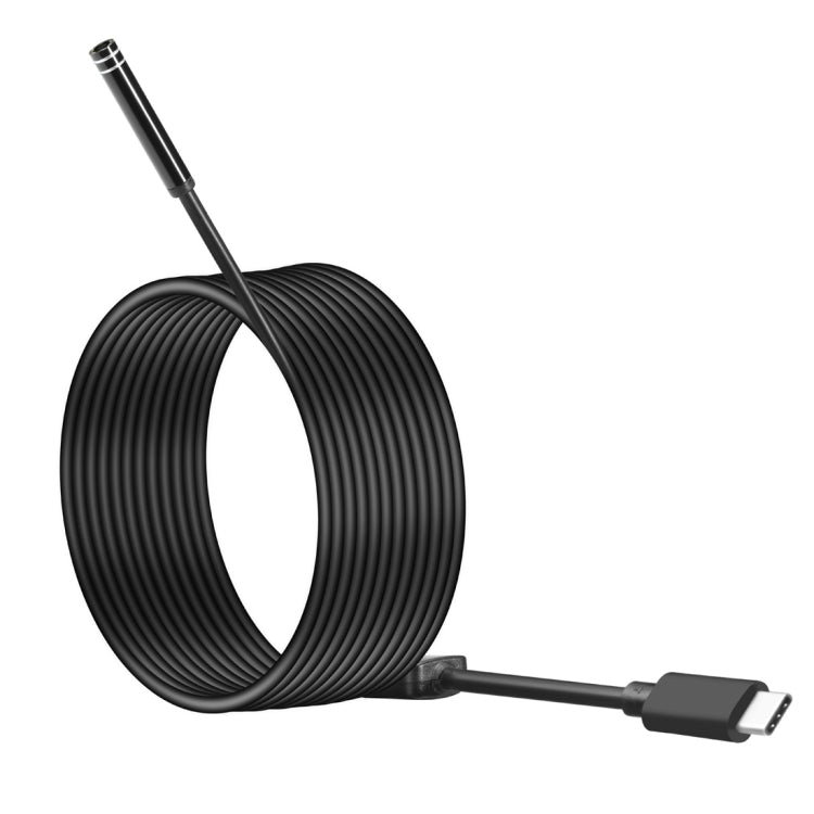 AN97 USB-C / Type-C Endoscope Waterproof Tube Inspection Camera with 8 LED & USB Adapter, Length: 7m, Lens Diameter: 8mm