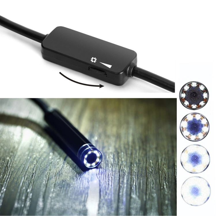 AN97 USB-C / Type-C Endoscope Waterproof Tube Inspection Camera with 8 LED & USB Adapter, Length: 7m, Lens Diameter: 8mm