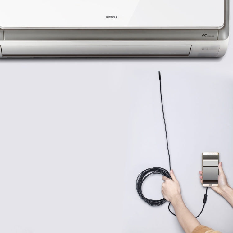 AN97 USB-C / Type-C Endoscope Waterproof Tube Inspection Camera with 8 LED & USB Adapter, Length: 7m, Lens Diameter: 8mm