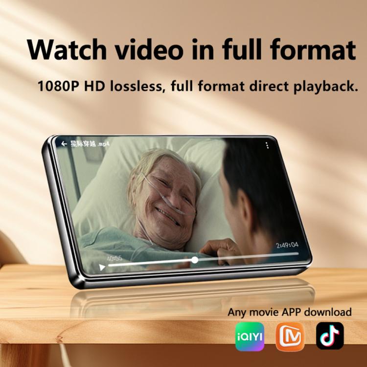 UNIWA MP004 4.0 inch IPS Screen Android 14 AI Smart Music Player Mini Tablet PC 3GB+32GB