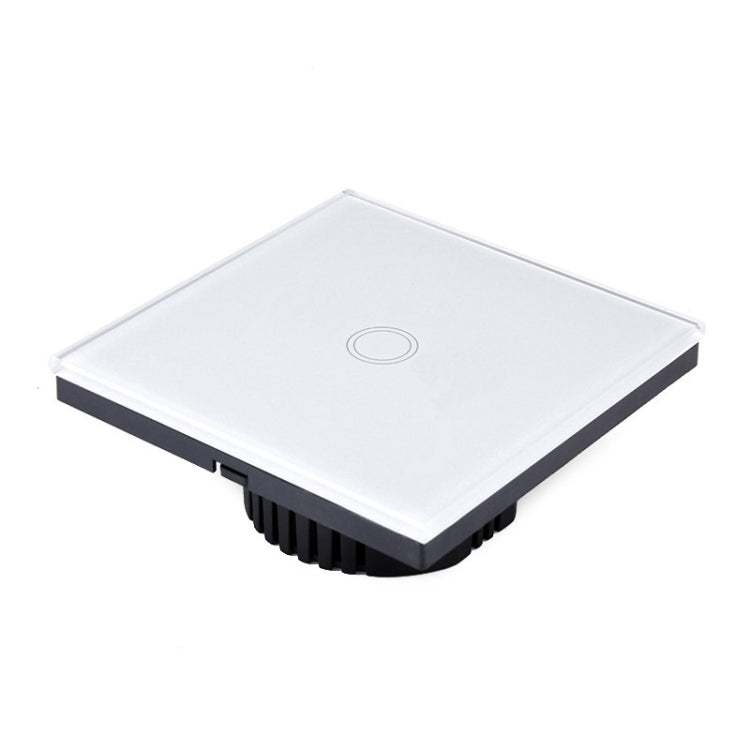 86mm 1 Gang Tempered Glass Panel Wall Switch Smart Home Light Touch Switch with RF433 Remote Controller, AC 110V-240V, 86mm 1 Gang/Black, 86mm 1 Gang/Gold, 86mm 1 Gang/White