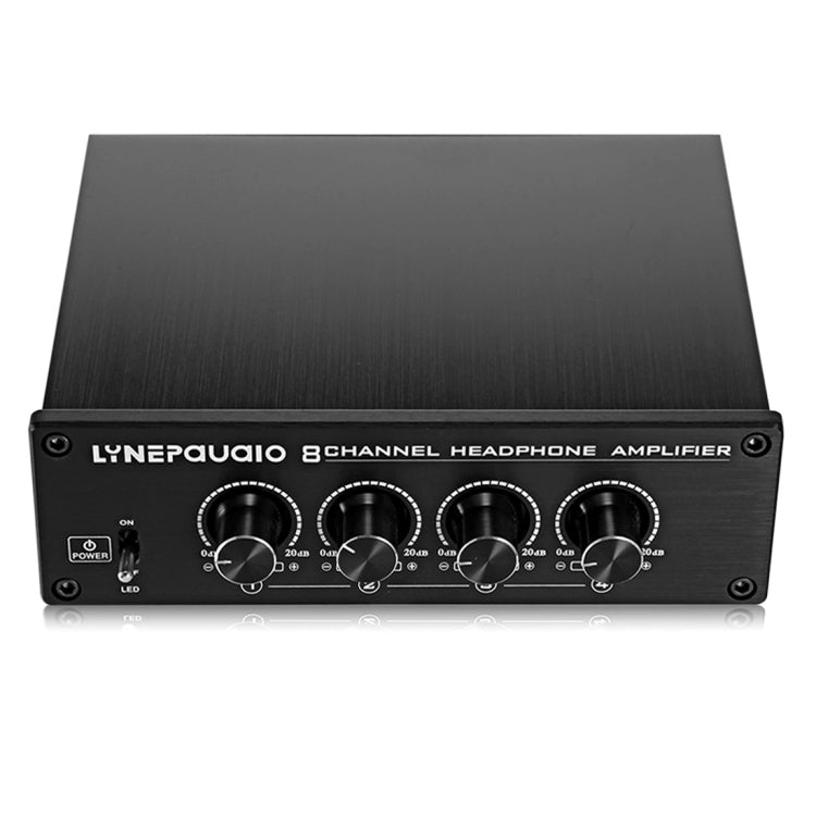 LINEPAUDIO A966 Pro Eight-channel Headphone Amplifier  Headphone Distributer Signal Amplifier