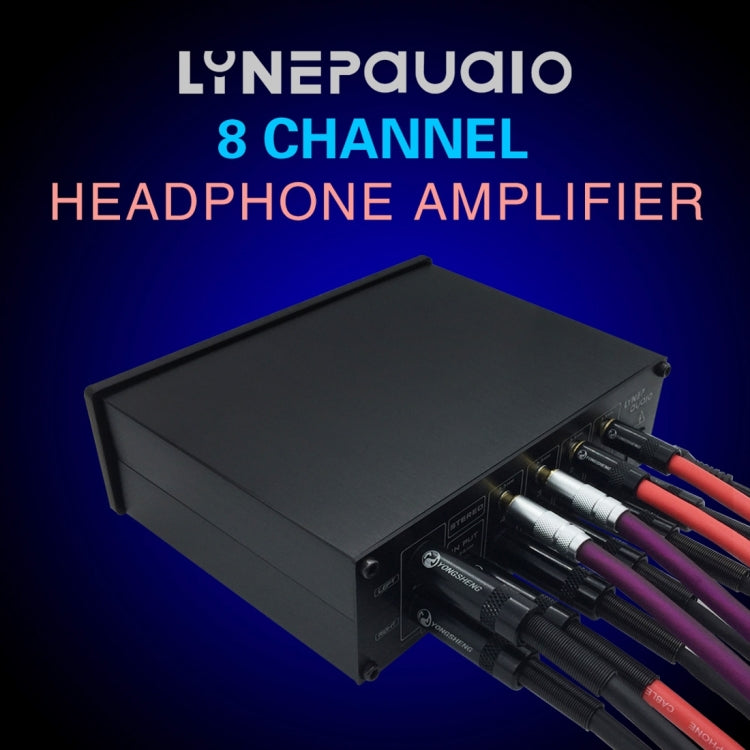 LINEPAUDIO A966 Pro Eight-channel Headphone Amplifier  Headphone Distributer Signal Amplifier