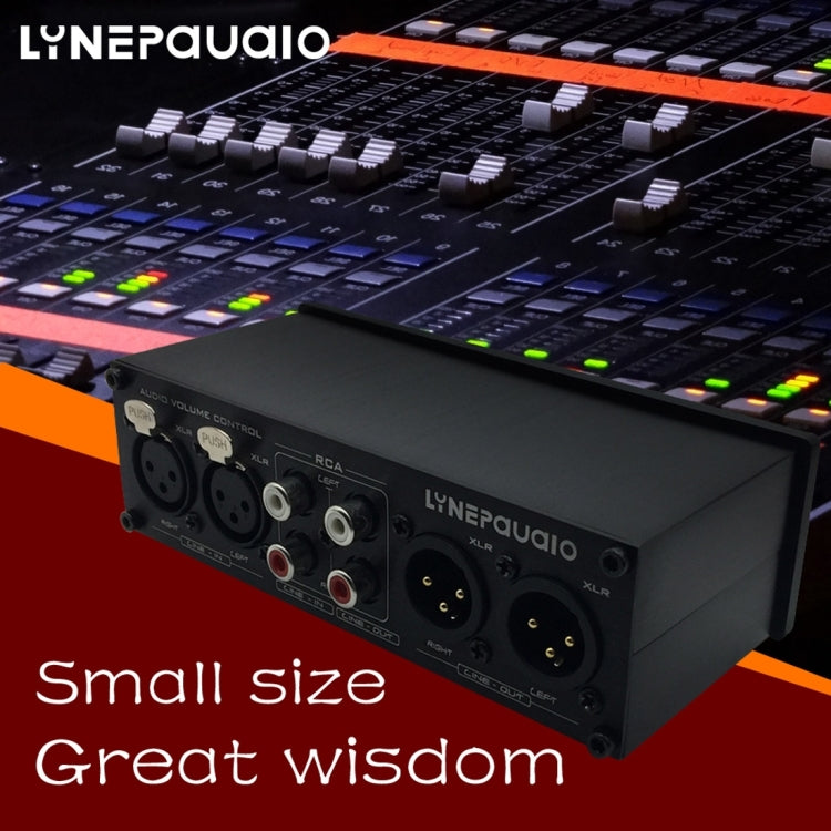 LINEPAUDIO A967 Full-balanced Passive PreAmp Active Speaker Two-channel Volume Controller