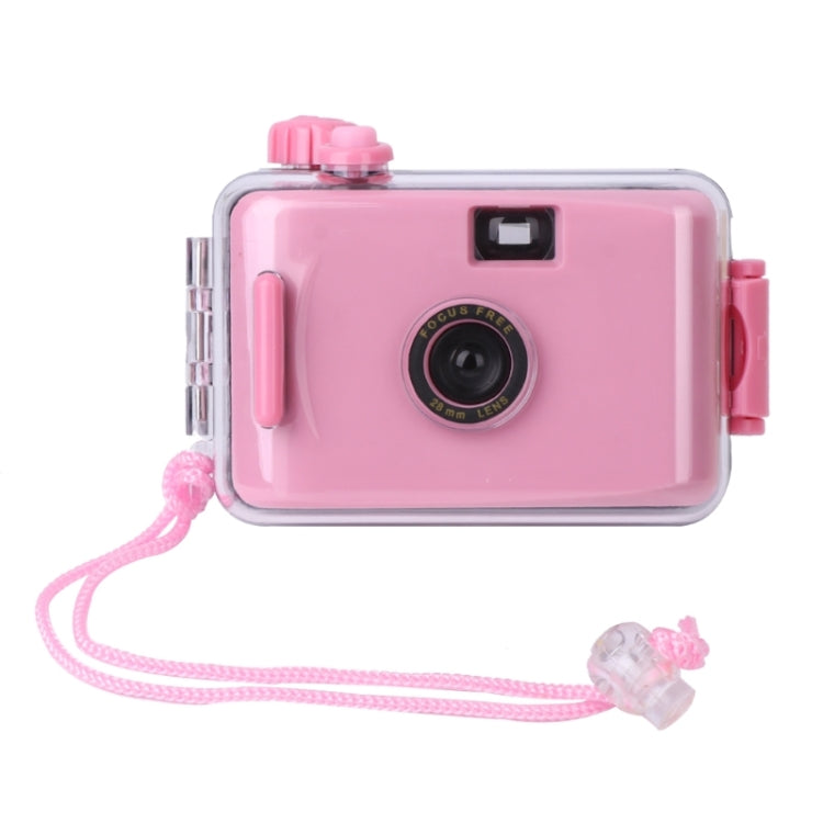 SUC4 5m Waterproof Retro Film Camera Mini Point-and-shoot Camera for Children, Baby Blue, White, Yellow, Black White, Pink