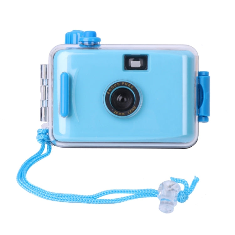SUC4 5m Waterproof Retro Film Camera Mini Point-and-shoot Camera for Children, Baby Blue, White, Yellow, Black White, Pink